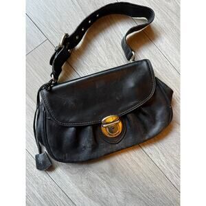 Mark Jacobs rare Vintage black leather bag with lock